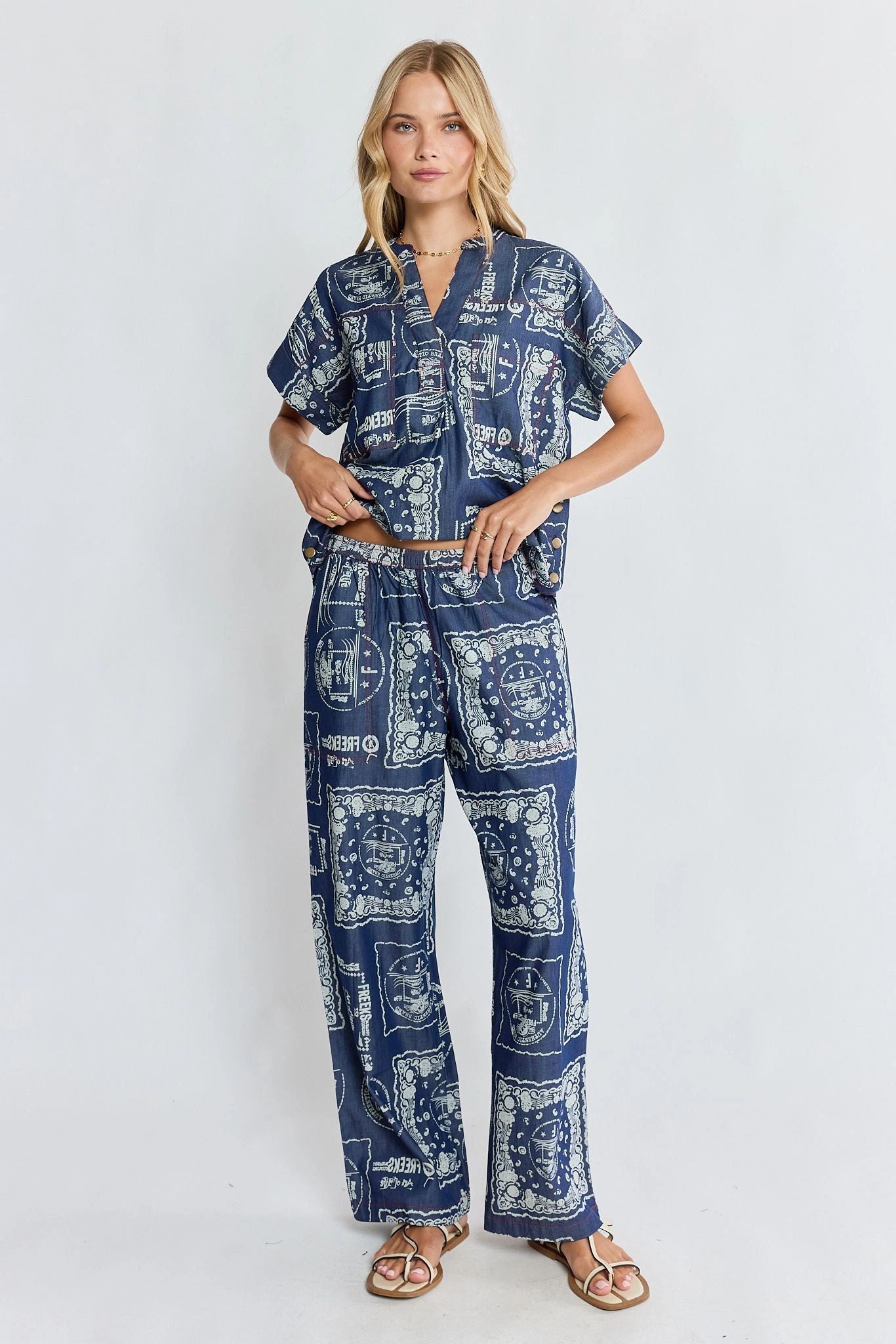 Ibisa Dakota Pants Denim Secondary image