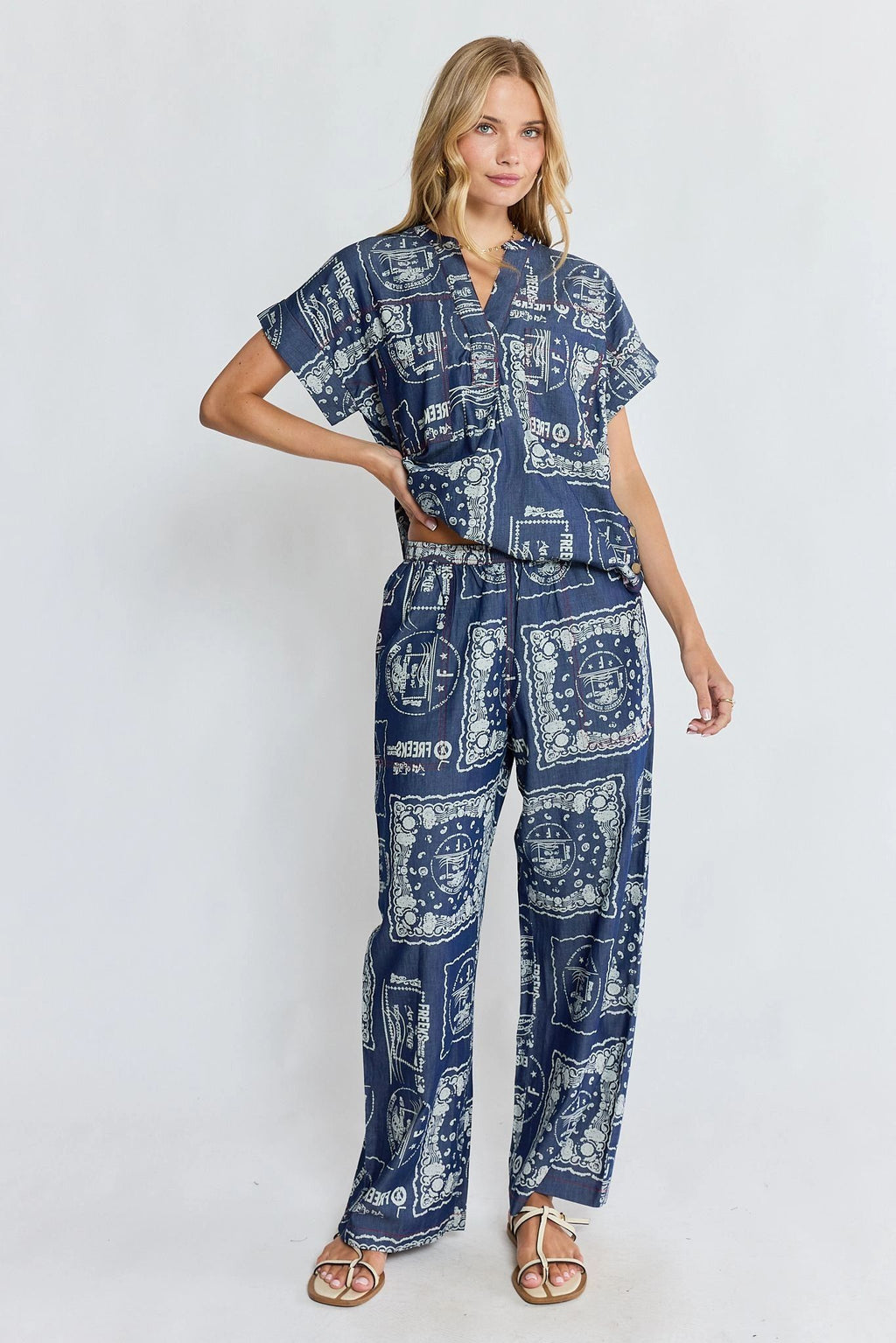 Ibisa Dakota Denim Top