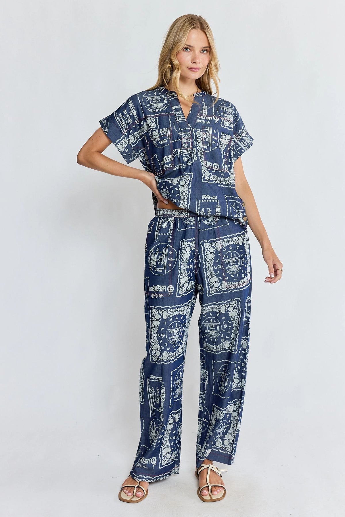 Ibisa Dakota Denim Top