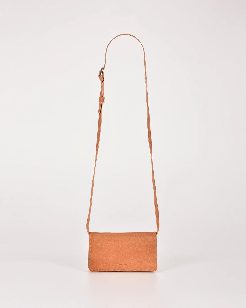 Cobb and Co Stirling Smart Phone Leather Tan Crossbody