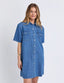 Foxwood Sorcha Denim Dress Mid Blue