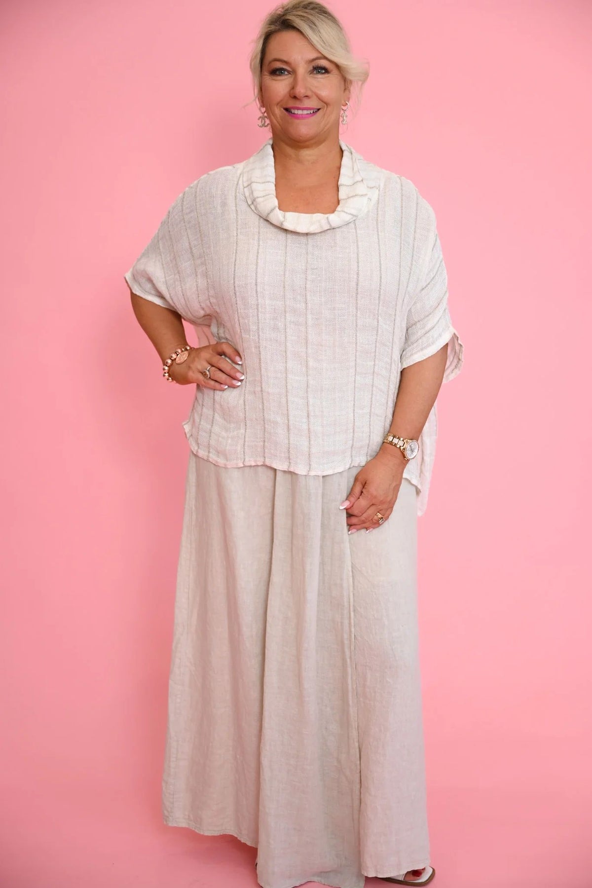 Viante Top Hemp Beige Main image