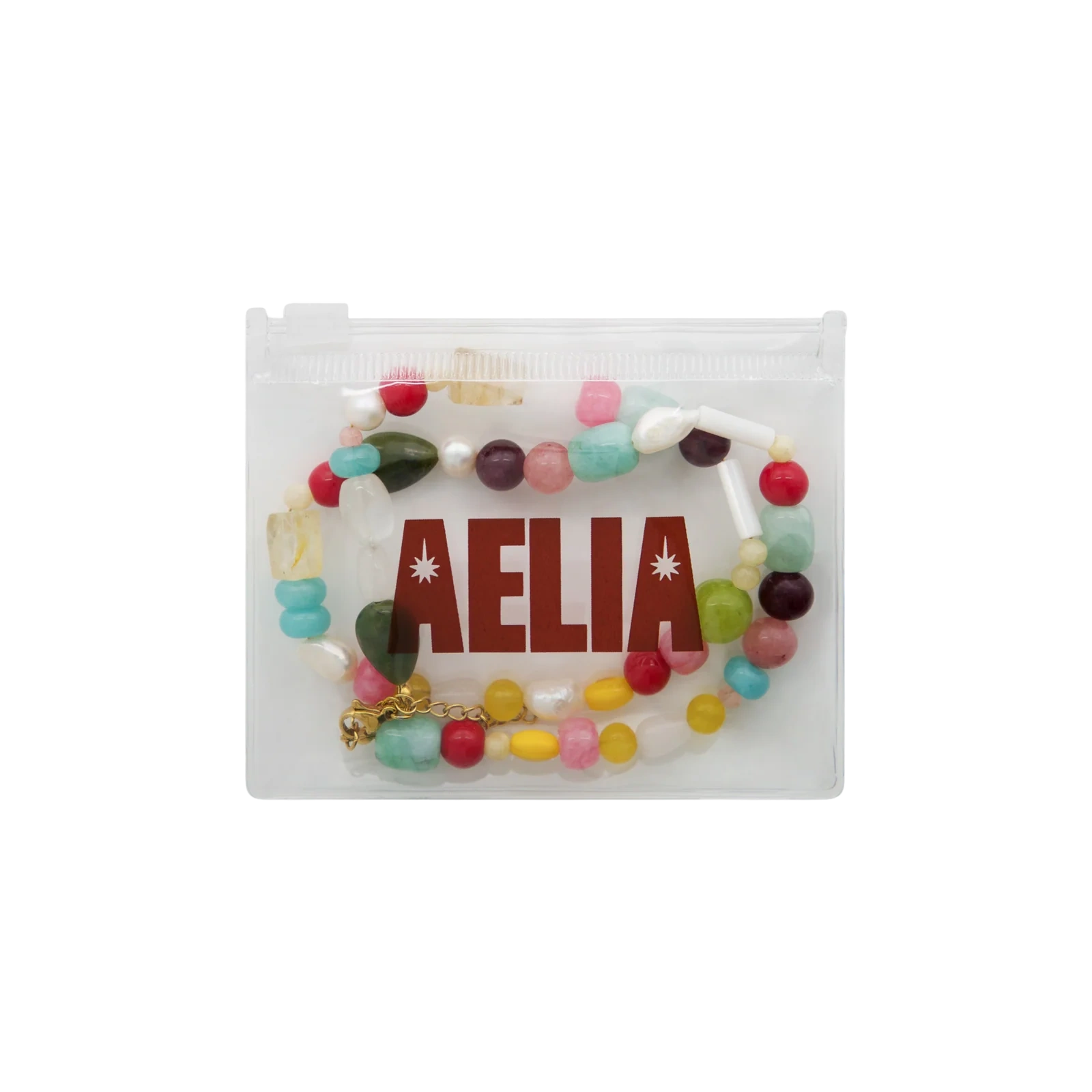 Aelia Multi Stoned Beaded Necklace Secondary image