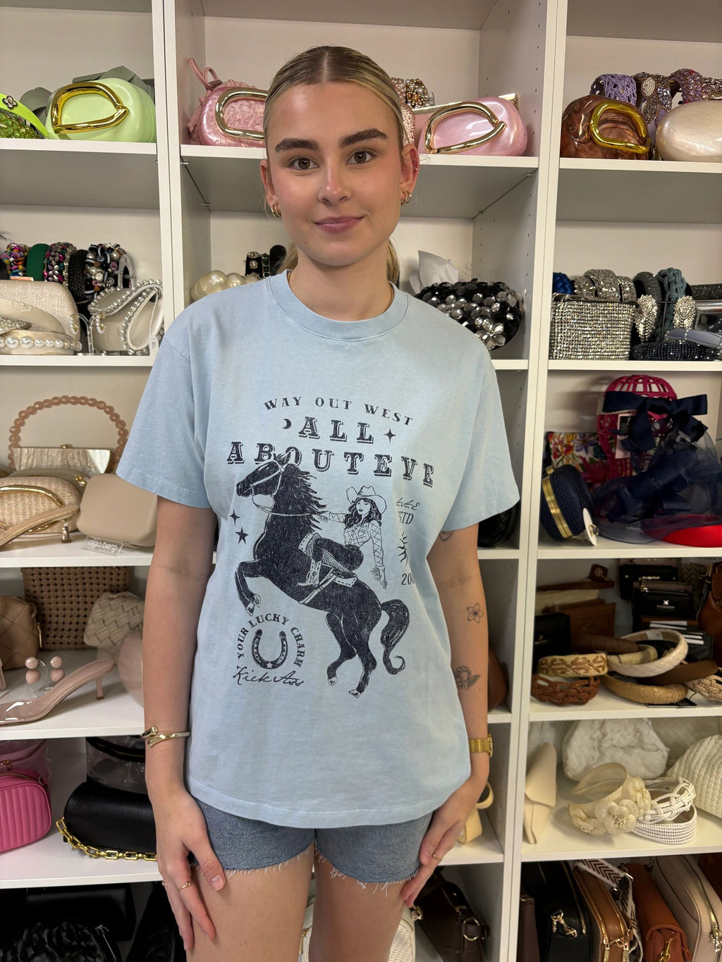 All About Eve Giddy Up Relaxed Tee