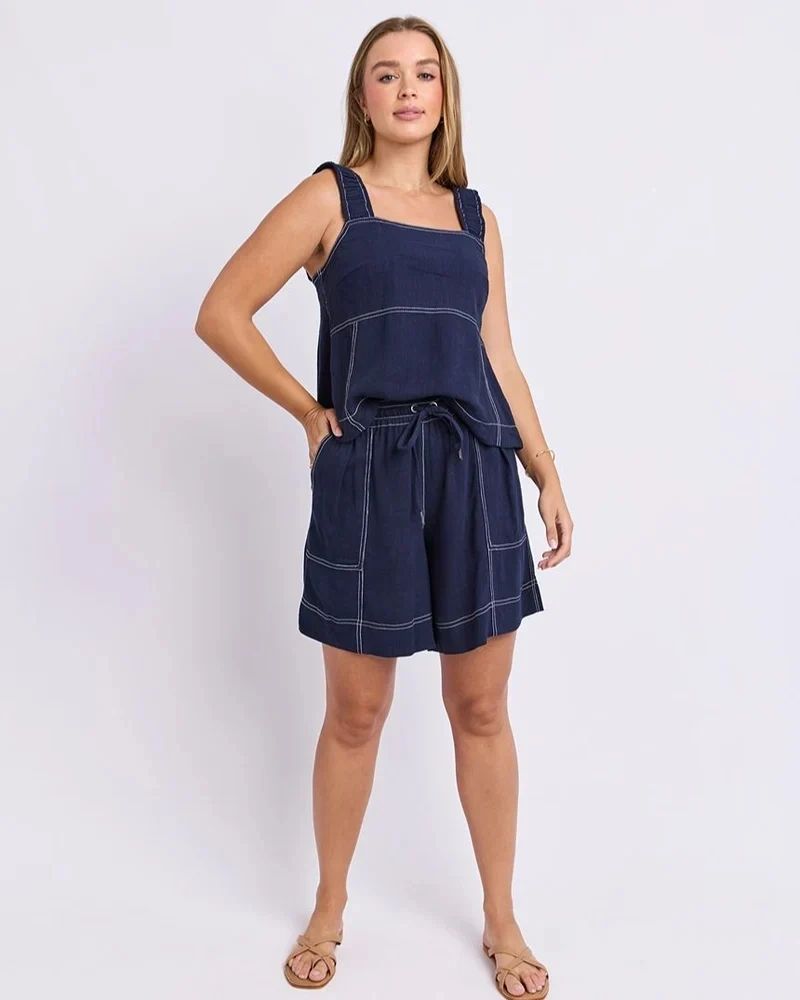 Foxwood Sage Top Navy Main image
