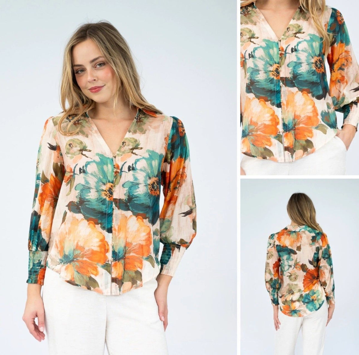Peony Blouse Asst Colour