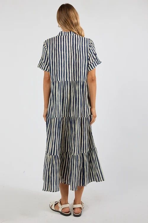 Ibisa Dixie Midi Dress Navy Secondary image