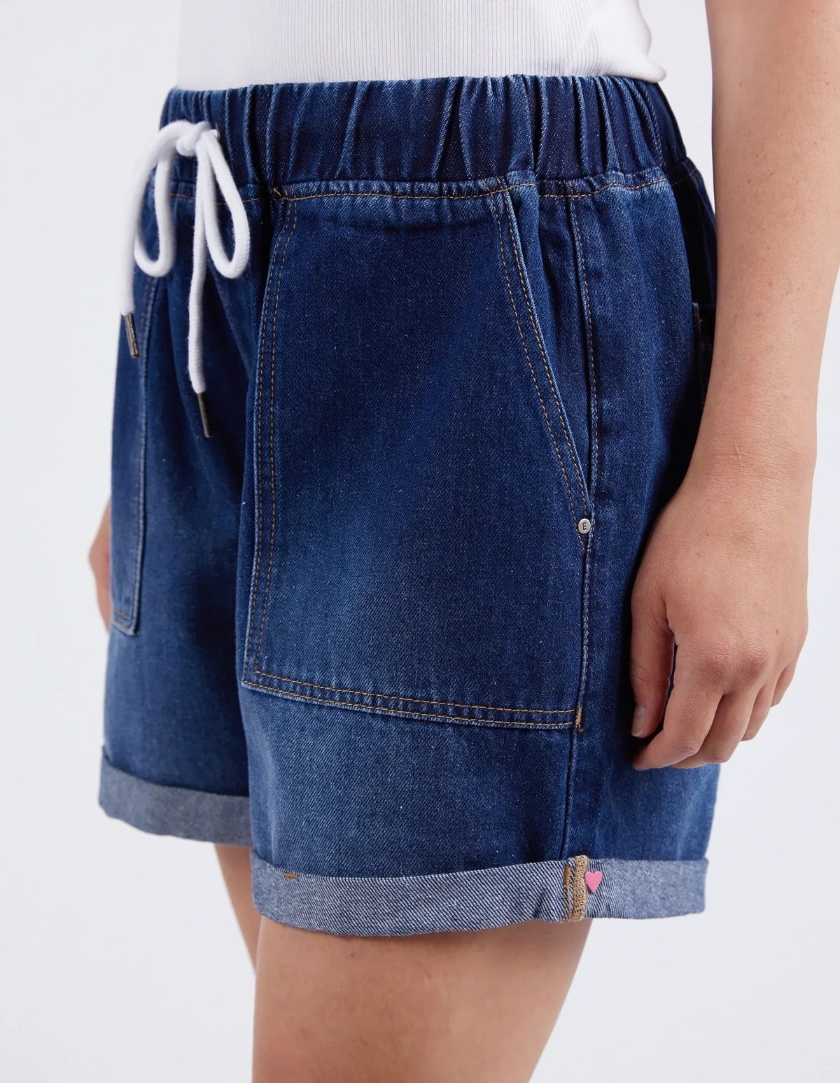 Elm Emma Relaxed Denim Shorts