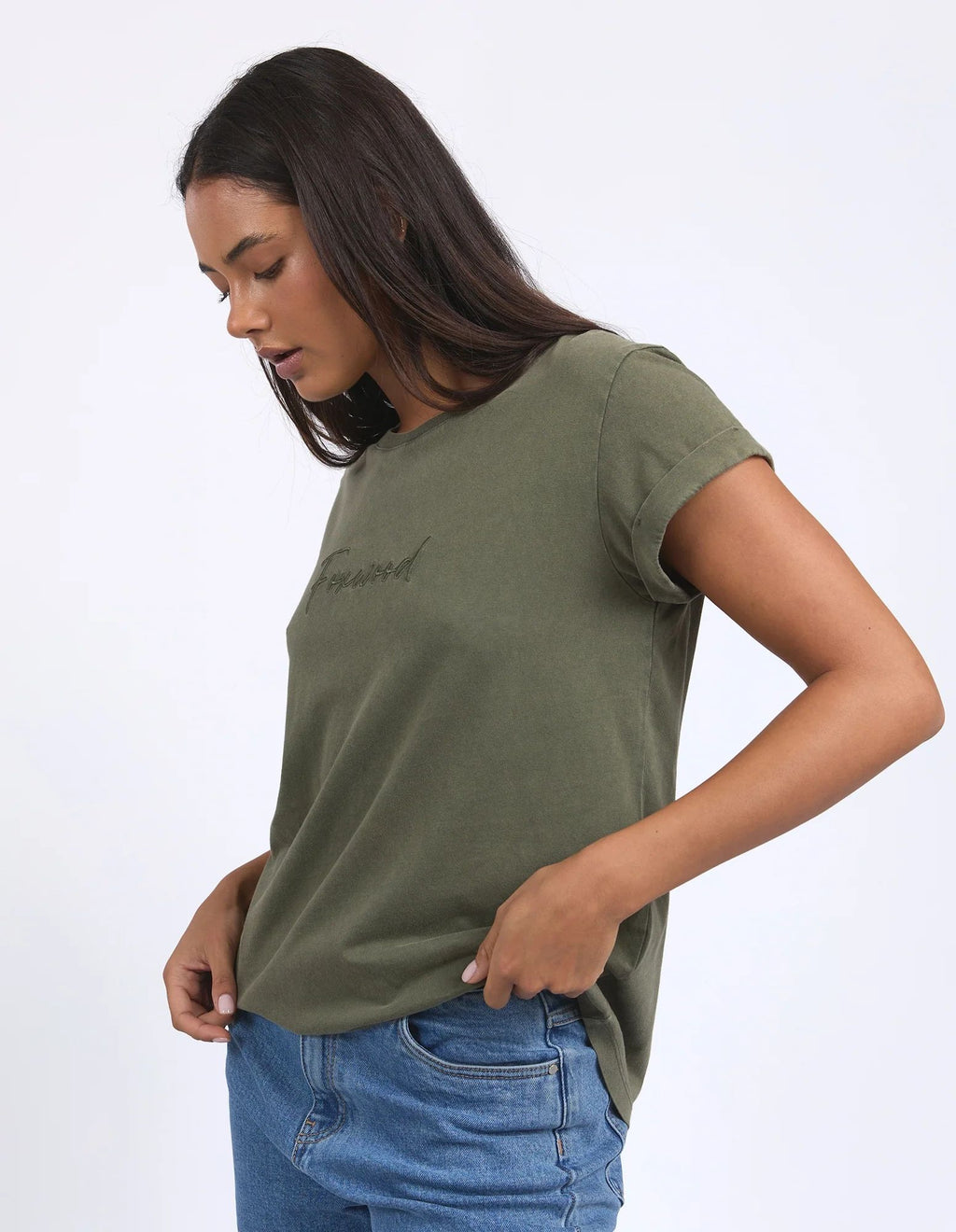 Foxwood Signature Tee Khaki