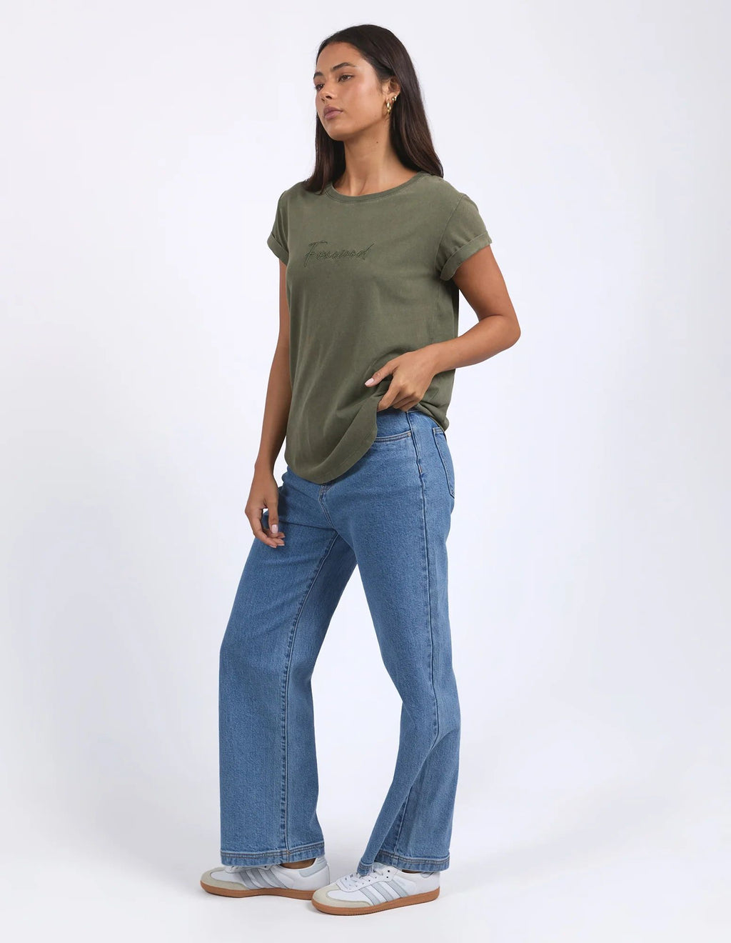 Foxwood Signature Tee Khaki