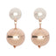 Pearl Drop Ball Earrings