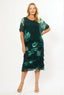 Emerald Bloom Layered Dress