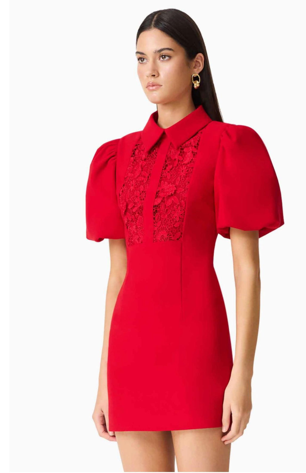 Elliatt June Puff Sleeve Mini Dress