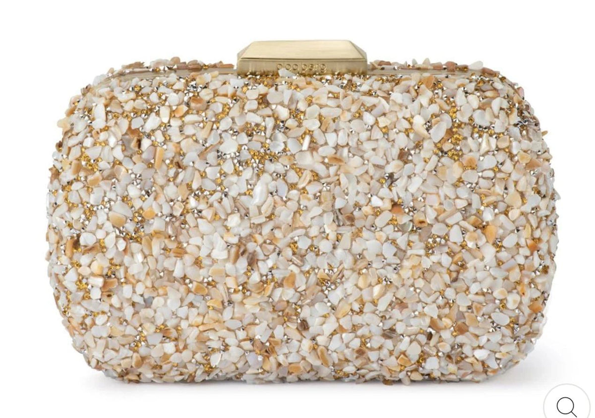 Olga Berg Savannah Pebble Clutch Main image