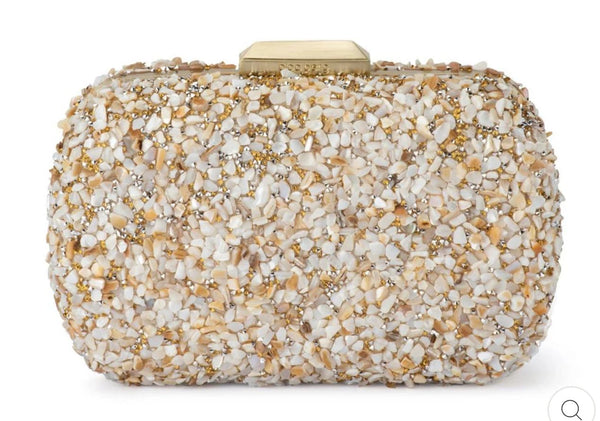 Olga Berg Savannah Pebble Clutch