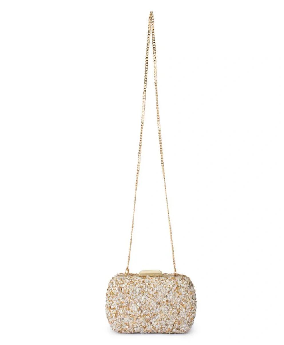 Olga Berg Savannah Pebble Clutch