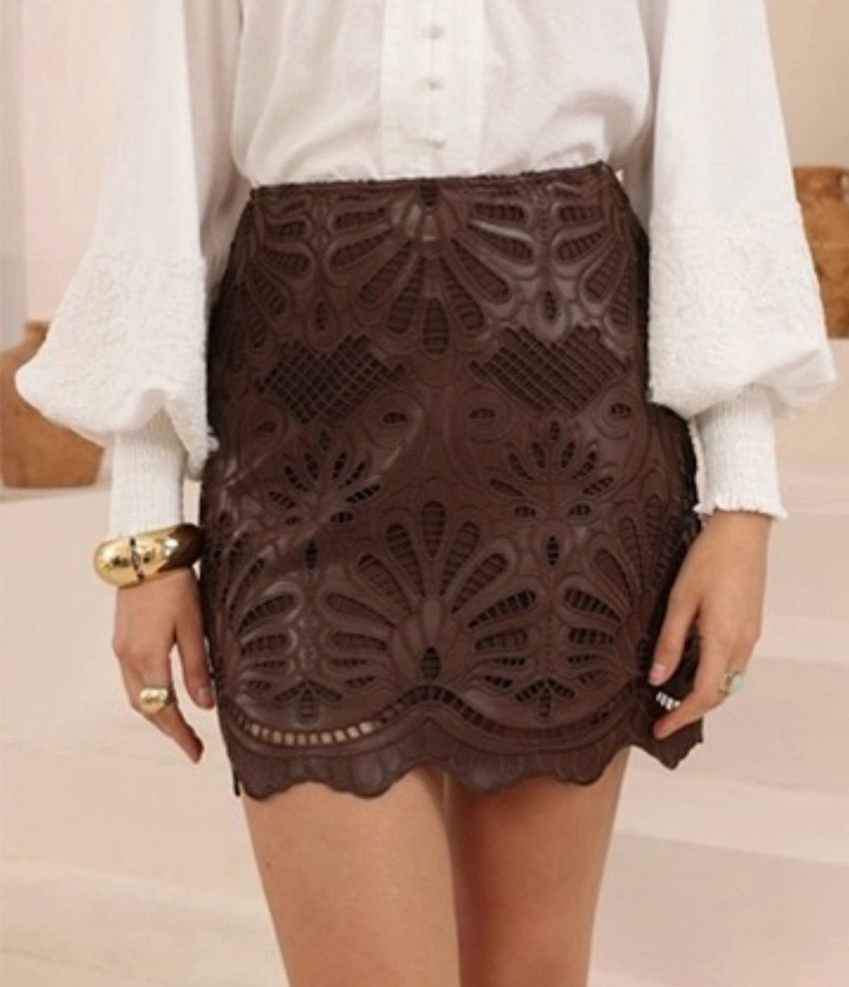 Sienna Cutwork Skirt