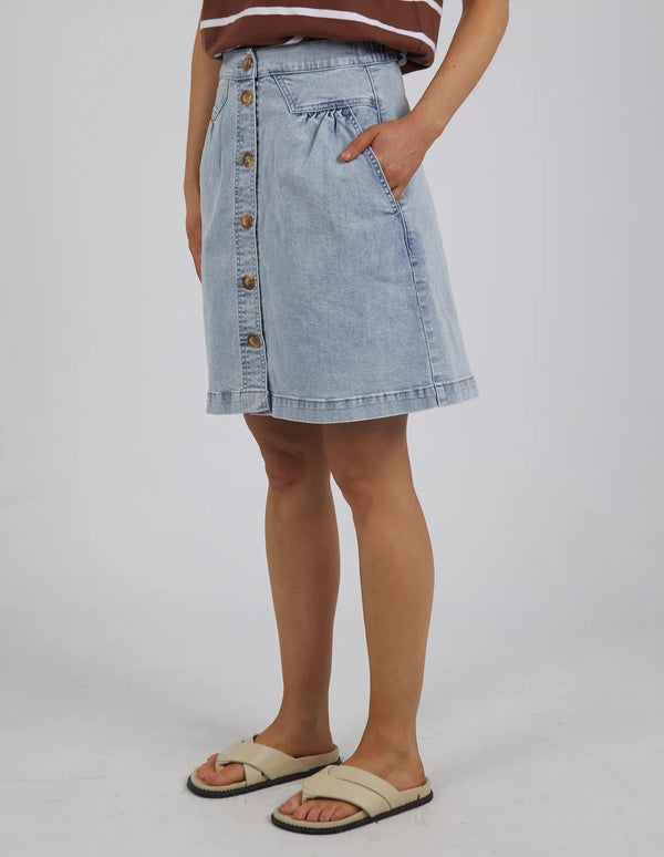 Foxwood Vintage Blue Amanda Denim Skirt