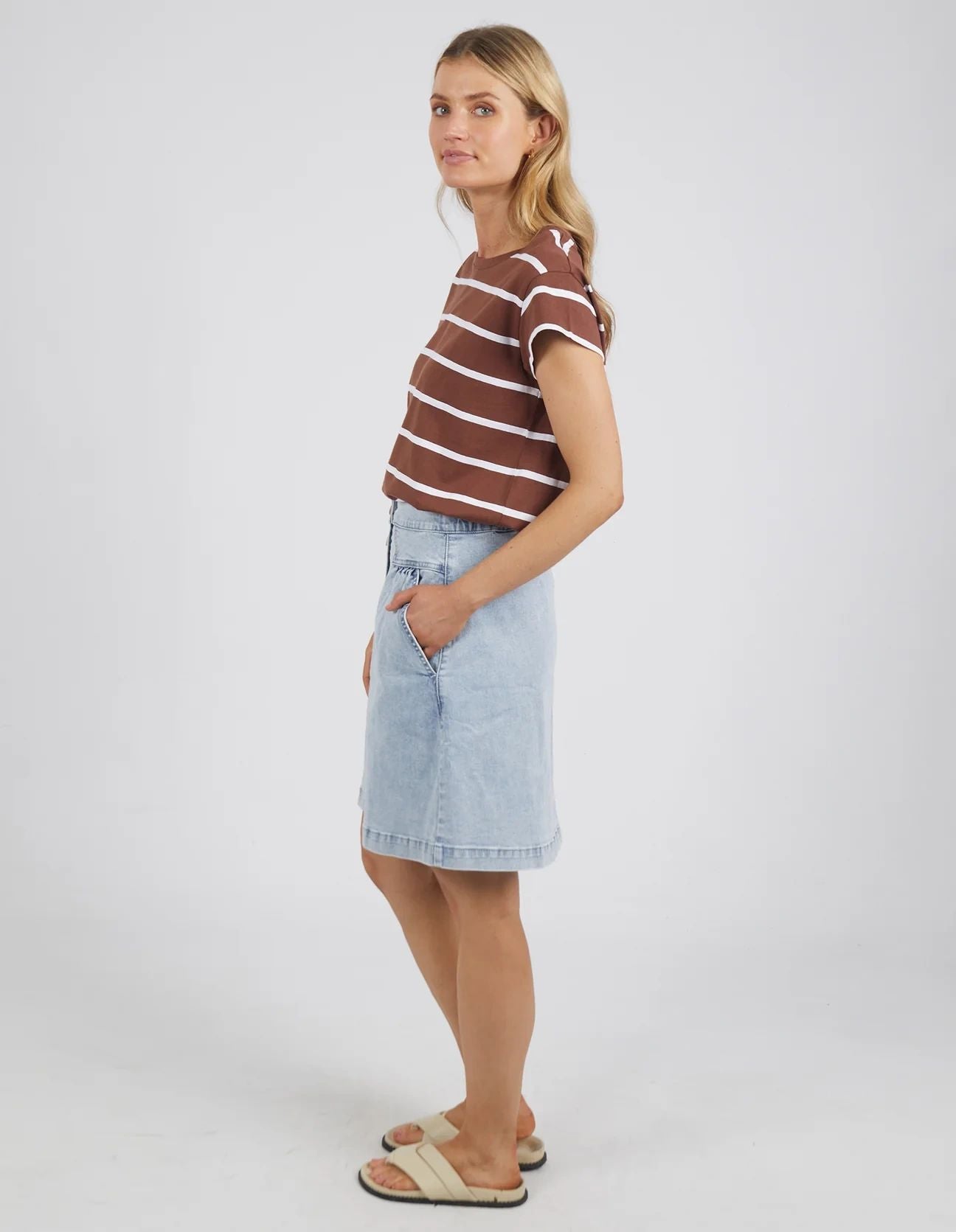 Foxwood Vintage Blue Amanda Denim Skirt Secondary image