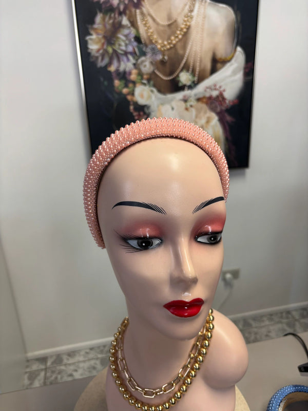 Pearl Headband Asst Colours