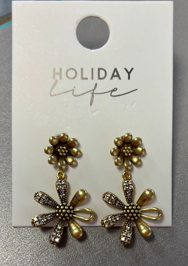 Bloom Earrings Gold