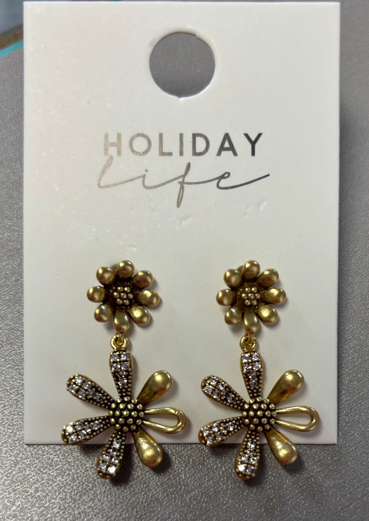 Bloom Earrings Gold Main image