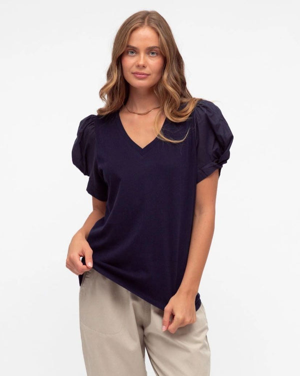 LOL Twist Sleeve Top Asst Colours