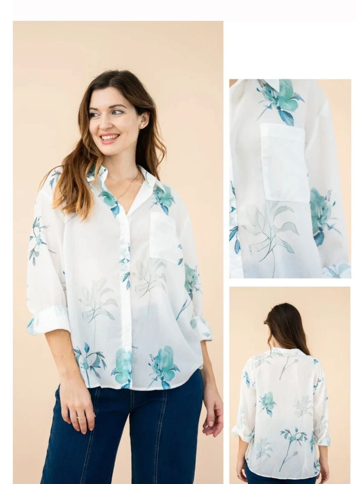 Sea Mist Blouse Main image