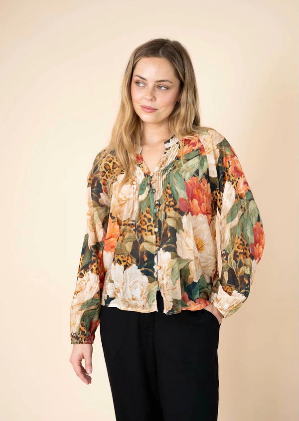 Safari Petal Blouse