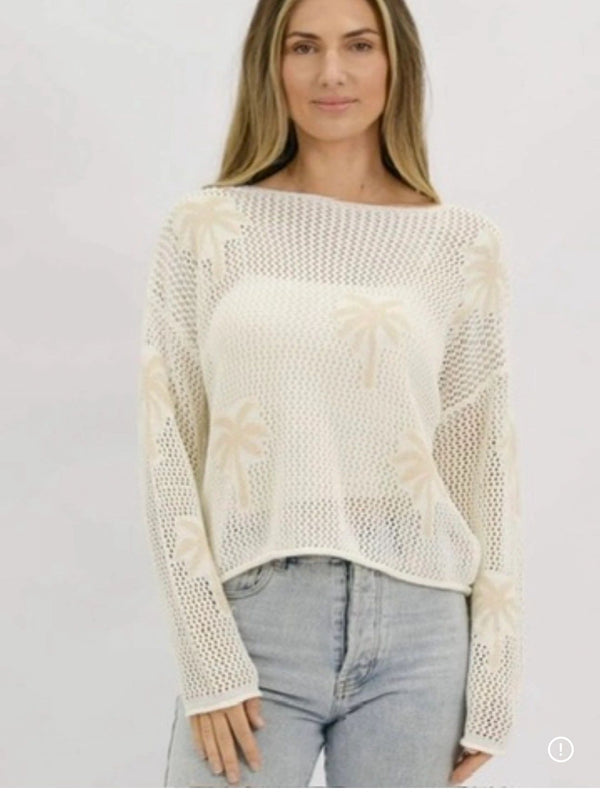 Linen/Cotton Knit Jumper Asst Colours
