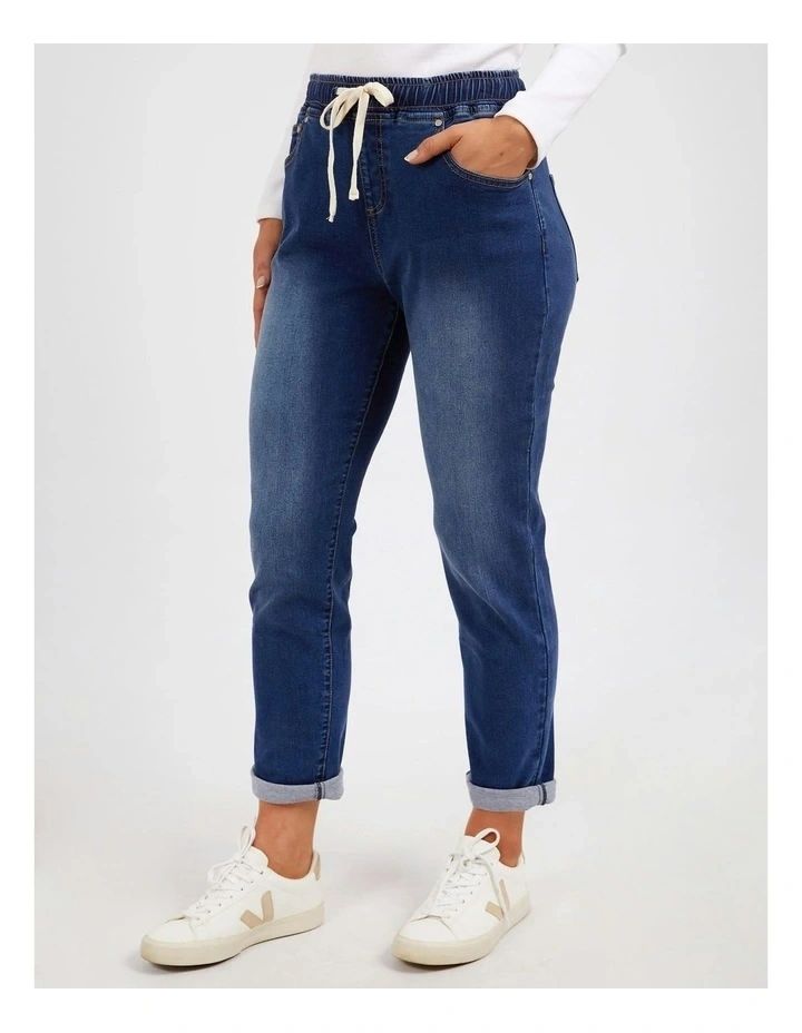 Foxwood Juliette Jogger Jeans Vintage Blue