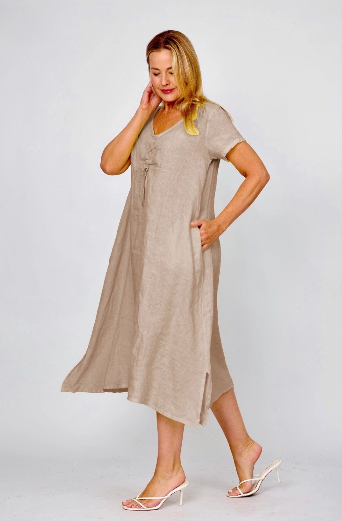 Jenni Linen Dress Secondary image