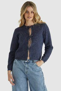 Sass Greta Cardi Navy Marle