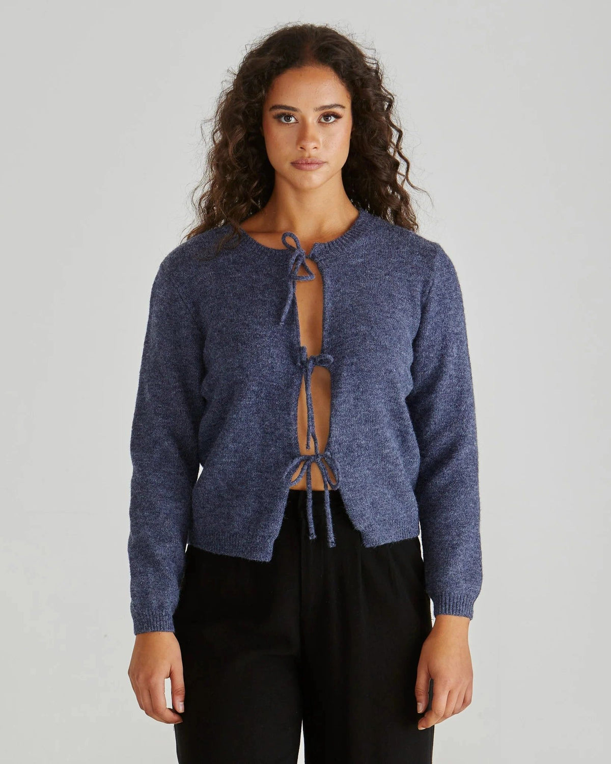 Sass Greta Cardi Navy Marle