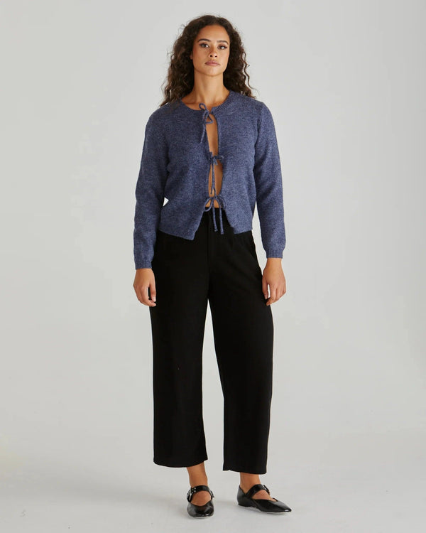 Sass Greta Cardi Navy Marle