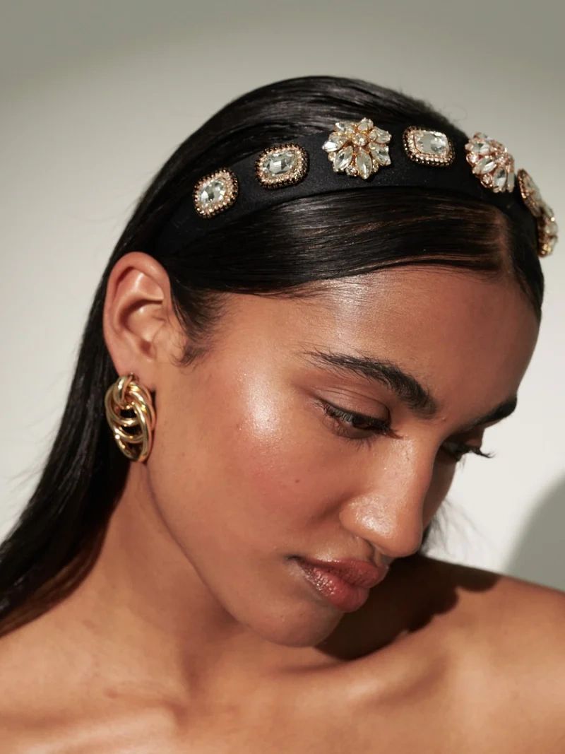 Annie Gem Embellished Headband Secondary image