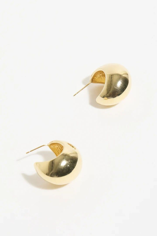 Curved Metal Midi Event Earrings