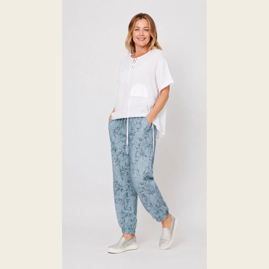 Leaf Elastane Pants