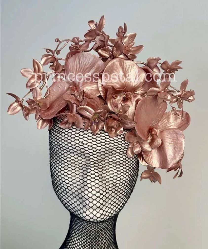 Rose Gold Floral Headband