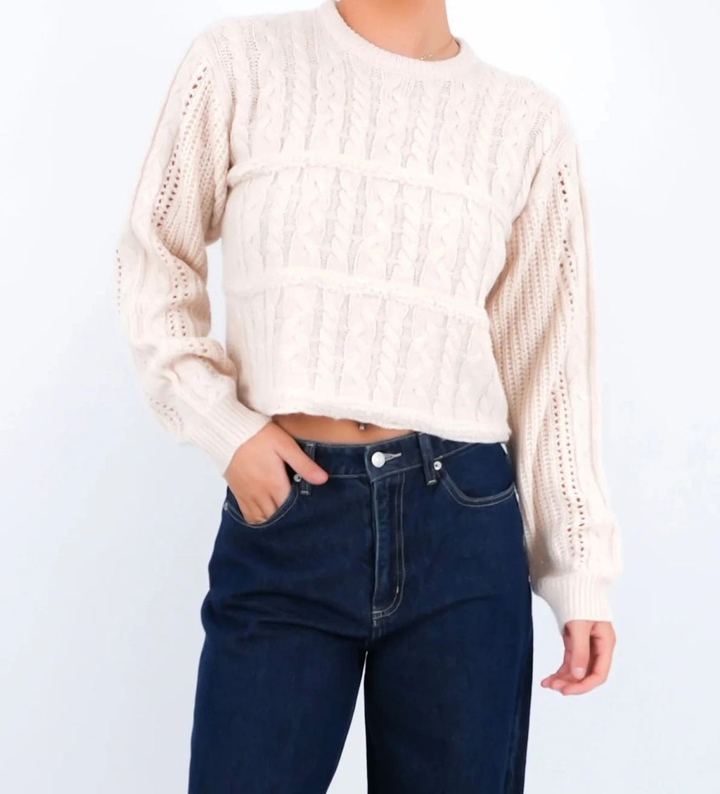 All about Eve Whitney Knit Sweater Vanilla