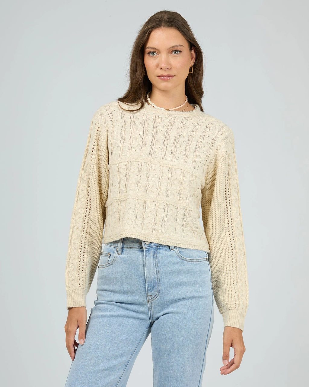 All about Eve Whitney Knit Sweater Vanilla