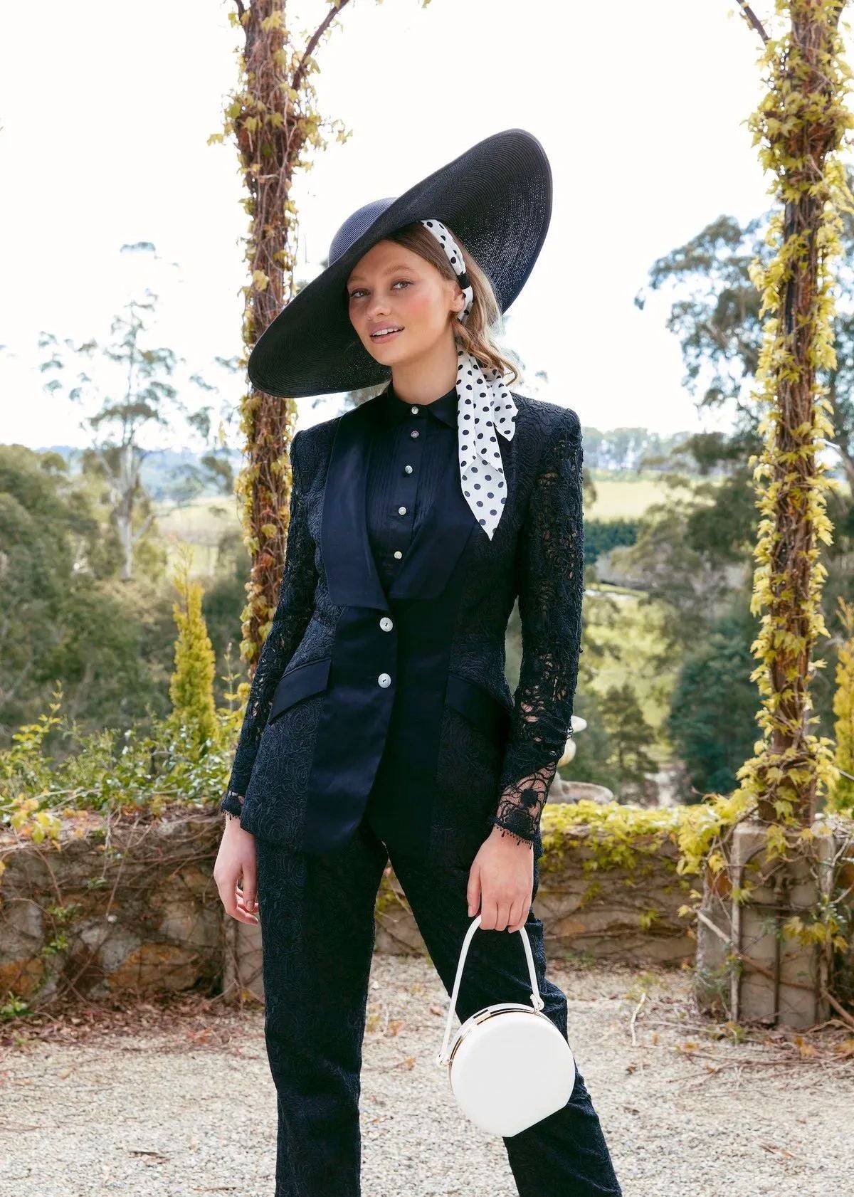 Josie Black Floppy Hat Secondary image