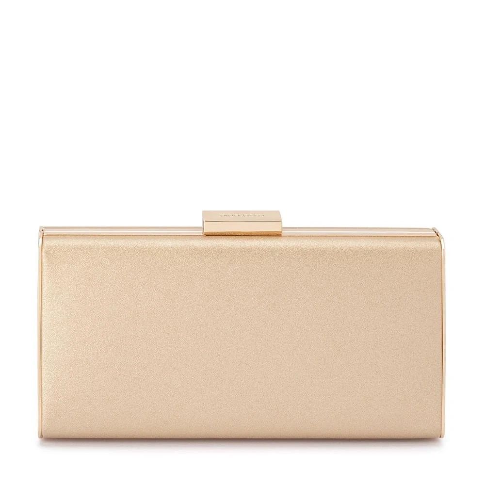 Olga Berg Precious Metallic Slimline Clutch Main image
