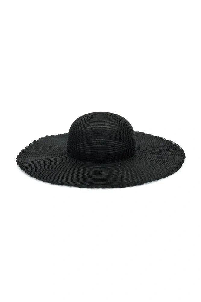Josie Black Floppy Hat