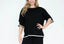 Black and White Knit Top