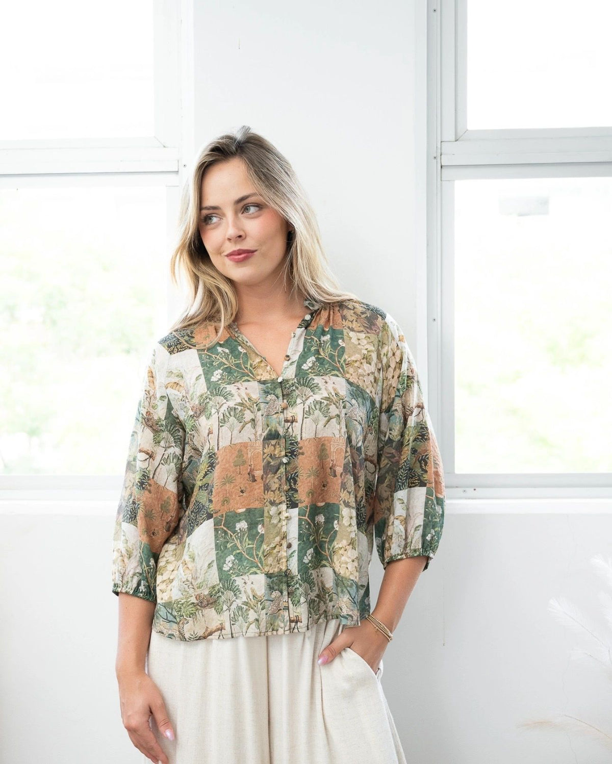 Safari Patchwork Shirt