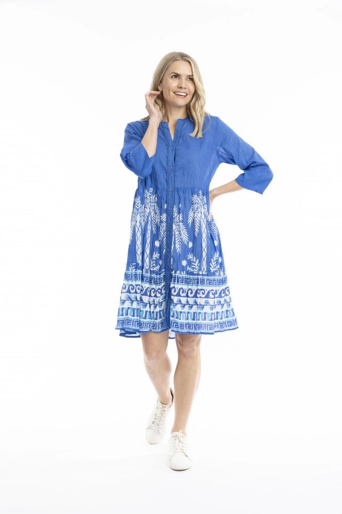 One Summer Azure Drift Blue Dress