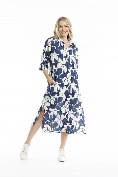 Sofia Shirt Dress Asst Colours