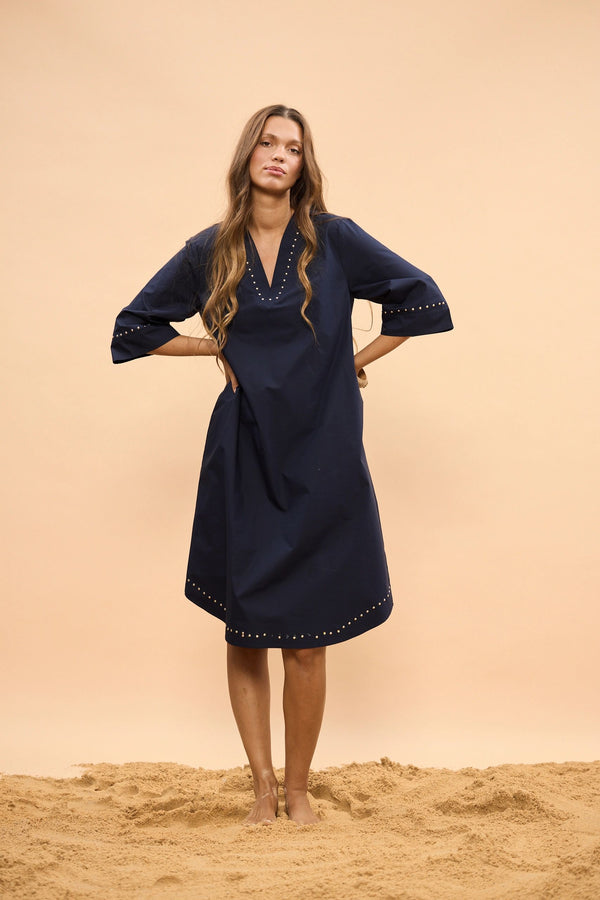 Holiday Ray Tunic Navy Dress
