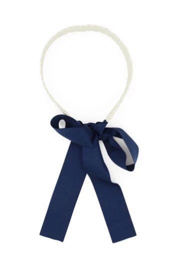Joyce Headband White/Navy Secondary image